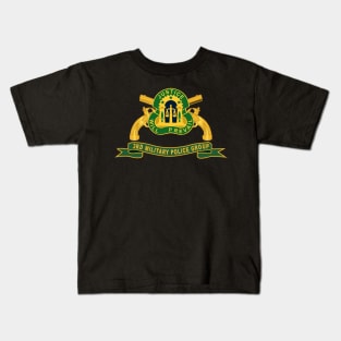 3rd Military Police Group w Br - Ribbon Kids T-Shirt